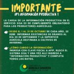 Información productiva